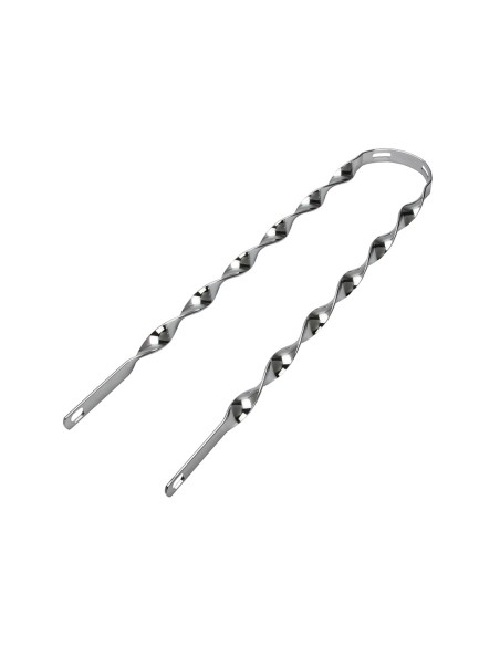 26 Flat Twisted Fender Braces Chrome.